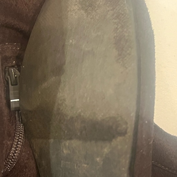 Journee Collection Boots over knee in dark brown suede like material size 8 - Picture 7 of 11